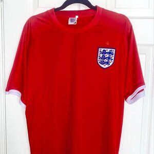 England Red Football Soccer Jersey- Size 2XL